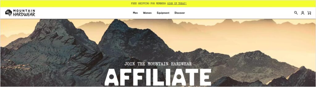 Mountain Hardware Affiliate Program