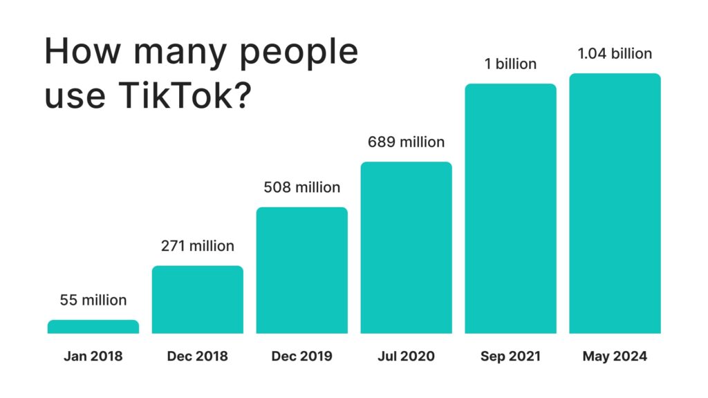 TikTok users base