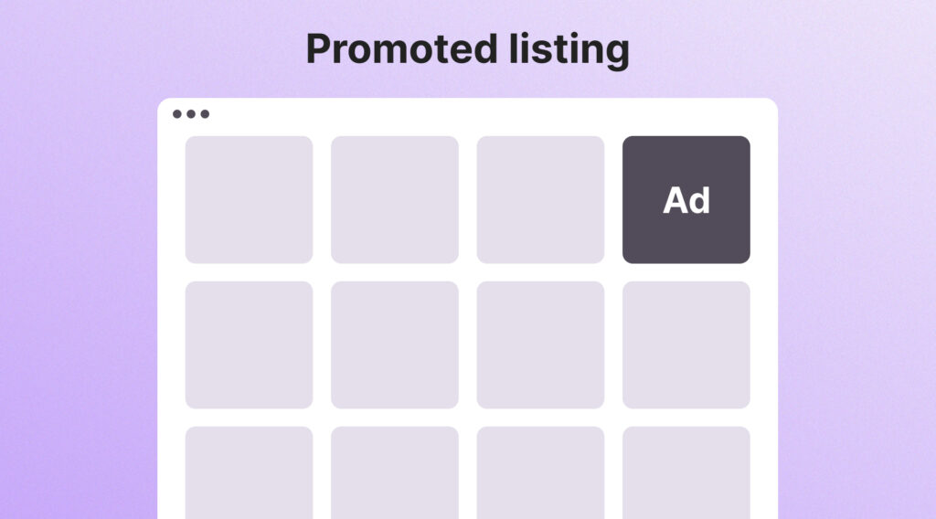 Promoted Listing