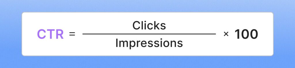 facebook ad metrics ctr