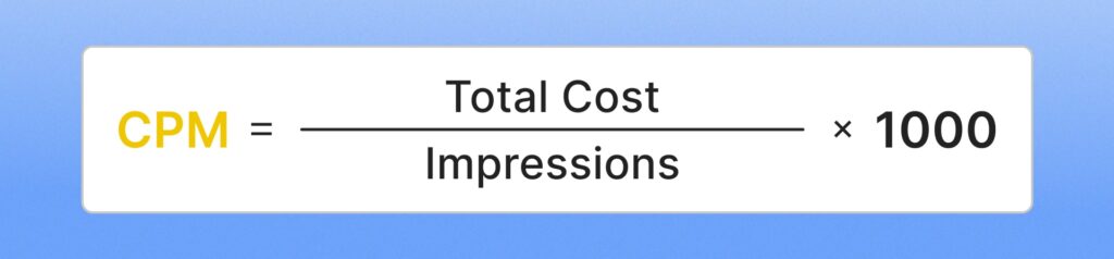 facebook ad metrics cpm